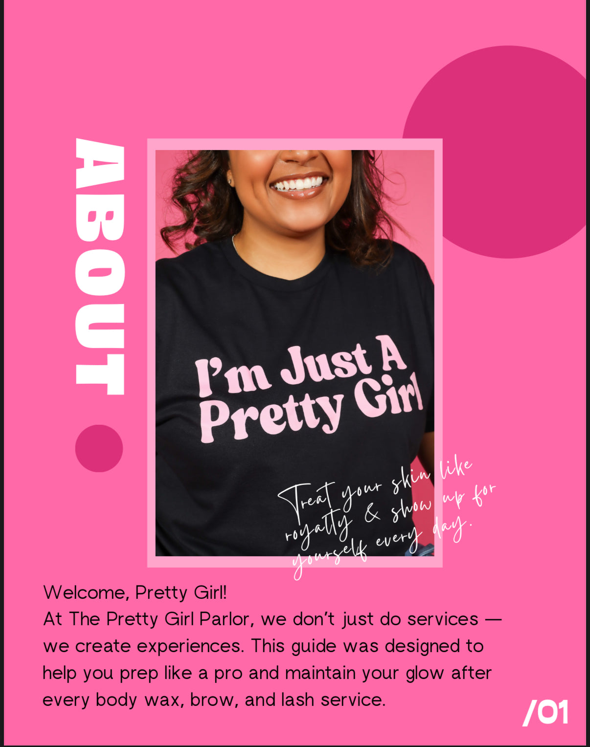 Selfcare Prep & Aftercare Manual (Editable in Canva)