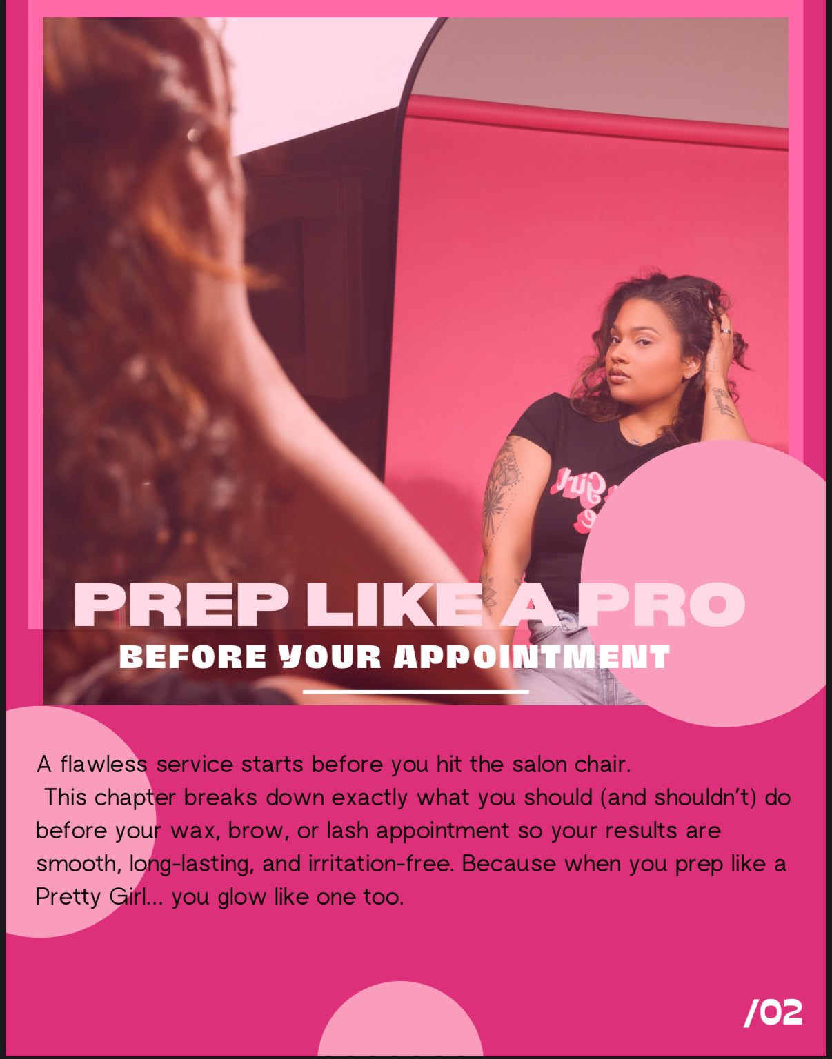 Selfcare Prep & Aftercare Manual (Editable in Canva)